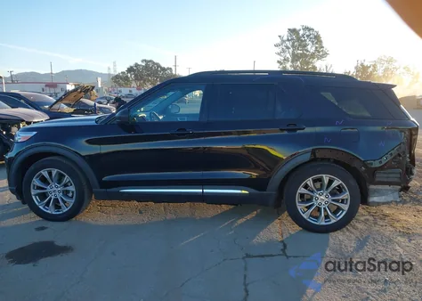 2021 Ford Explorer Xlt из США, поврежденный, VIN 1FMSK7DH8MGC51062